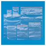 Sachet plastique zip transparent 60 microns raja 10x20 cm