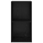 vidaXL Ensemble meuble TV Chêne noir 37 x 37 x 72 cm Bois d'ingénierie