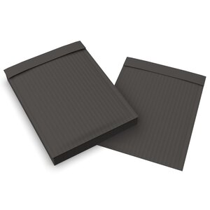 Lot de 50 enveloppes en papier ondulé noir 265x180 mm