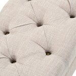 vidaXL Banc de rangement Bois massif et acier 111x34x37 cm