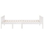 vidaXL Lit pour enfants sans matelas blanc 90x190cm bois de pin massif