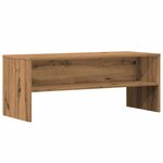 vidaXL Meuble TV chêne artisanal 100x40x40 cm bois d'ingénierie
