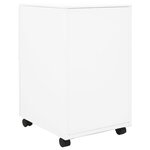vidaXL Classeur mobile Blanc 39x45x67 cm Acier