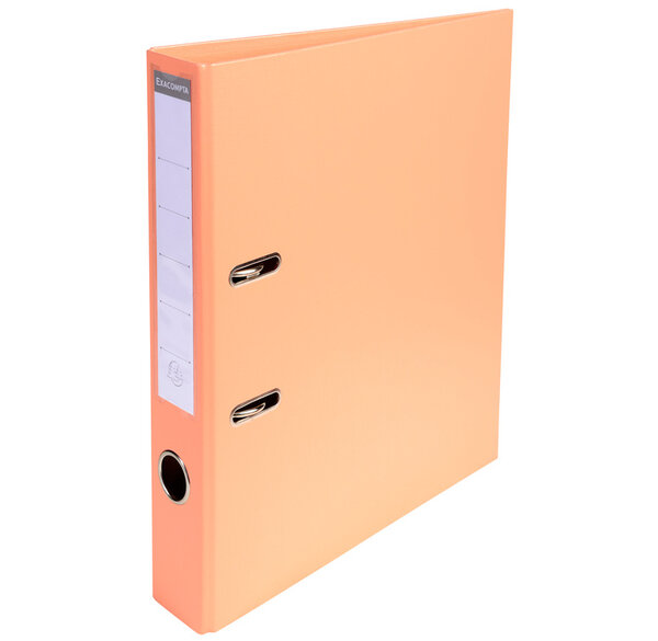 Classeur à levier PVC A4 D50mm PremTouch saumon EXACOMPTA