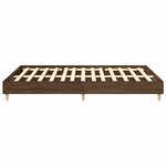 vidaXL Cadre de lit sans matelas chêne marron 150x200 cm