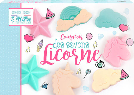 Kit pour enfant Comptoir des savons Licorne