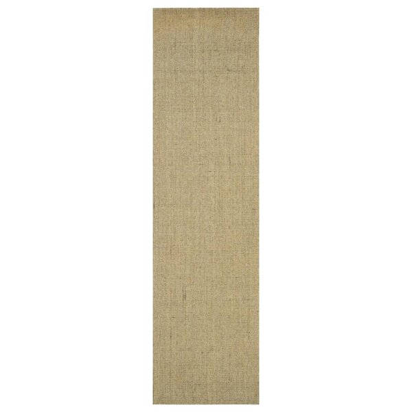 vidaXL Tapis Sisal naturel 66x250 cm Vert