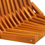 vidaXL Chaise 2 Pièces Marron 69 x 56 x 84 cm Bois d'Acacia Massif