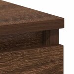 vidaXL Bureau Chêne marron 90x45x76 cm Bois d'ingénierie