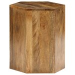 vidaXL Ensemble de table basse 3 Pièces Bois de manguier massif