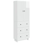 vidaXL Ensemble de Meubles 2 Pièces 66 x 34 5 x 90 cm Bois d'ingénierie