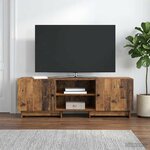 vidaXL Meuble TV Bois ancien 150 x 31 x 50 cm Bois d’ingénierie