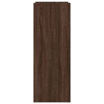 vidaXL Armoire à chaussures chêne marron 52x37 5x100 cm