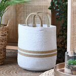 Panier en coton guam - blanc