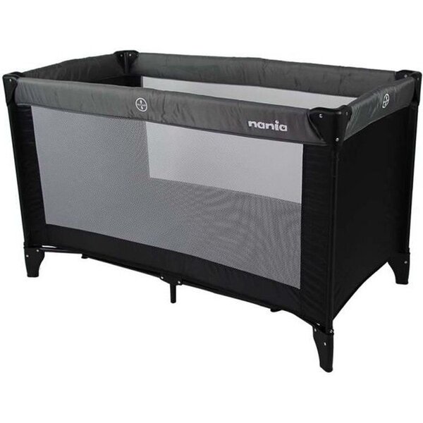 Lit parapluie SODA jusqu'à 15 kg + Sac de transport - Black/grey