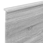 vidaXL Tête de lit Gris Sonoma 75 cm Bois d'ingénierie