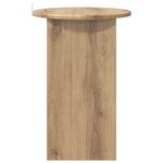 vidaXL Table d'appoint Chêne artisanal Ø 39 5 x 55 cm