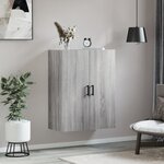 vidaXL Armoire murale sonoma gris 69 5x34x90 cm