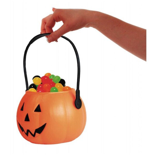 Seau Citrouille rond halloween