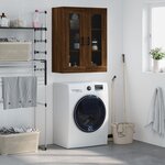 vidaXL Armoire murale chêne marron 69 5x34x90 cm