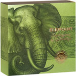 Monnaie en argent 2000 francs g 62.2 (2 oz) millésime 2023 expressions of wildlife elephant