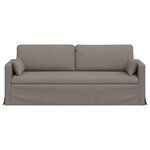 vidaXL Canapé Taupe 198 x 78 x 80 cm tissu