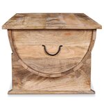 vidaXL Table basse Bois de manguier massif 88 x 50 x 40 cm