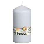 Bolsius Bougies pilier 8 Pièces 150x78 mm Blanc