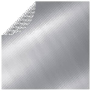 vidaXL Couverture de piscine Argenté 455 cm PE