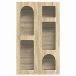 vidaXL Armoire suspendue avec étagère Chêne Sonoma 59 x 20 x 100 cm