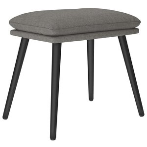 vidaXL Repose-pied Gris clair 45x29 5x35 cm Tissu