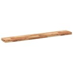 vidaXL Étagères flottantes 4 Pièces 160x20x4 cm acacia massif à l'huile