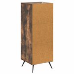 vidaXL Armoire à tiroirs Chêne fumé 33 x 34 5 x 90 cm