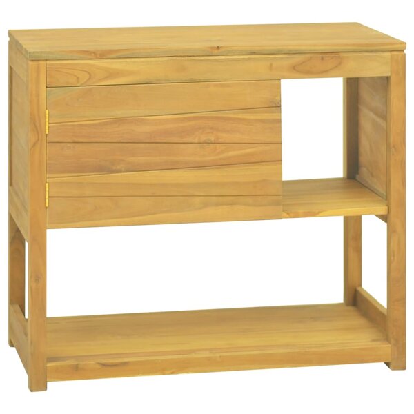 vidaXL Armoire de salle de bain 85x40x75 cm Bois de teck solide