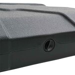 vidaXL Ensemble de base pour parapluie 2 Pièces Noir 88.5 x 88.5 x 12 cm