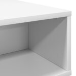 vidaXL Table basse Blanc 100 x 46 x 35 cm Bois d'ingénierie