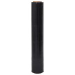 vidaXL Film étirable 2 Pièces noir 23 μm 50 cm x 300 m