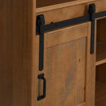 vidaXL Armoire à vin HALDEN avec casiers à vin porte coulissante pin
