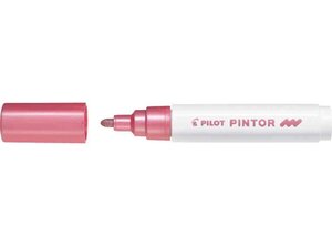 Marqueur à pigment pintor  medium  rose métallique pilot