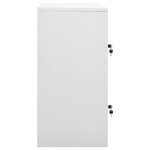 vidaXL Armoires à casiers 5 Pièces Gris clair et vert 90x45x92 5 cm Acier