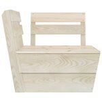 Vidaxl salon de jardin palette 6 pièces bois d'épicéa imprégné