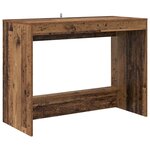 vidaXL Bureau de lit Bois ancien Bois d'ingénierie 100 x 45 x 75 cm
