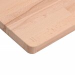 vidaXL Dessus de table 40x40x1 5 cm carré bois massif de hêtre