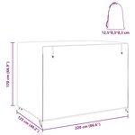 vidaXL Housse pour balancelle d'extérieur 220 x 125 x 170 cm