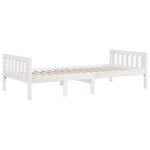 vidaXL Lit pour enfants sans matelas blanc 90x200cm bois de pin massif
