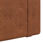 vidaXL Tête de lit suspendue Marron PU antique
