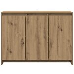 vidaXL Buffet chêne artisanal 102x33x75 cm bois d'ingénierie