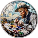 Pièce de monnaie en Argent - Cuivre 2000 Francs g 62.2 (2 oz) Millésime 2025 STARRY NIGHT