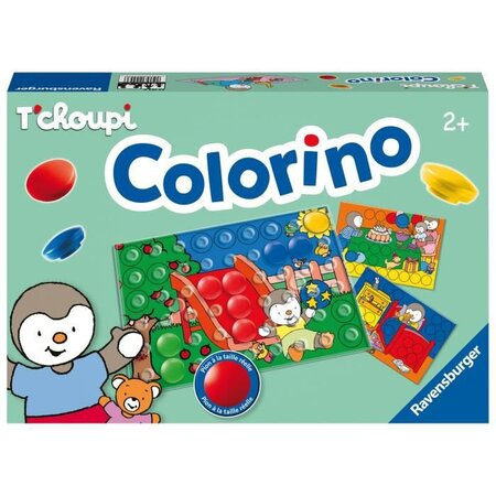 T'choupi colorino - jeu éducatif - apprentissage des couleurs - activités créatives enfant - ravensburger - des 2 ans
