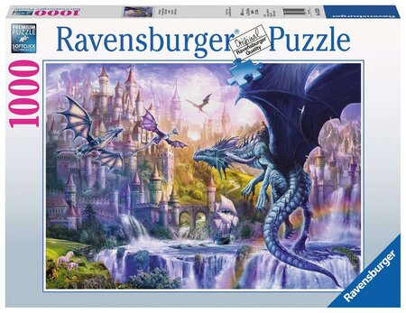 Ravensburger puzzle 1000 pièces - le château des dragons